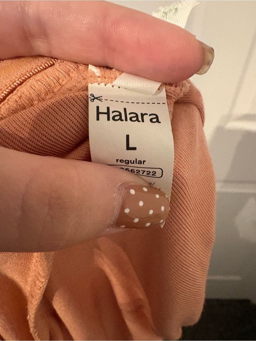 Halara Strapless Peach Jumpsuit - Picture 4 of 4